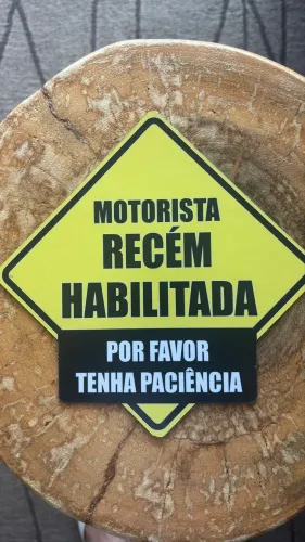 Adesivo magnético Recém Habilitada