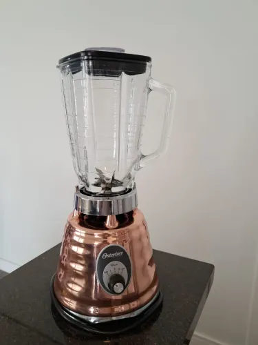 Liquidificador oster de vidro rose