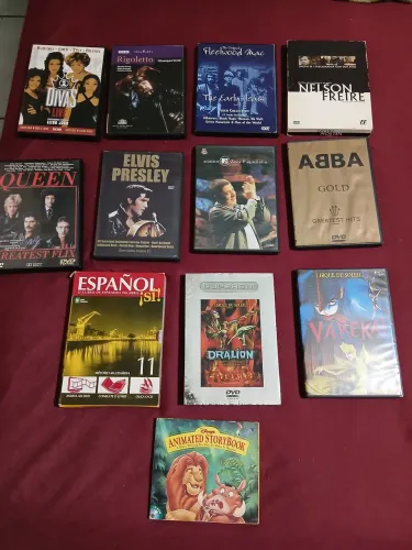 DVDs variados em ótimo estado 12 peças lote para colecionadores