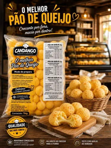 Pão de queijo congelado