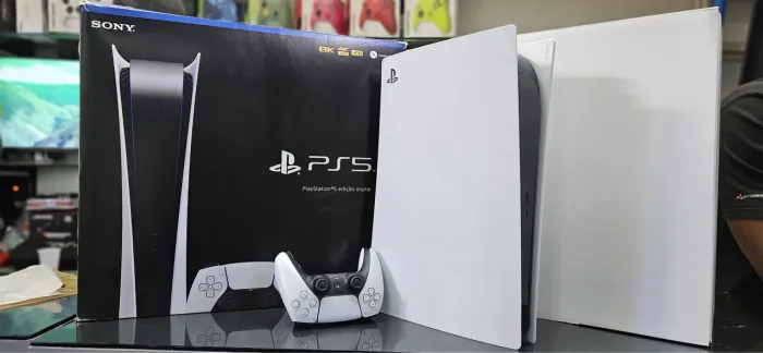 PlayStation 5 digital completo na caixa :: Ac Cartão / Trocas / Olxpay ::