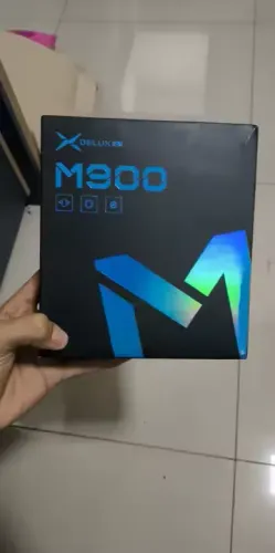 Mouse Delux M900Pro, mouse ergonômico, sem fio para jogos 8Hz paw3395