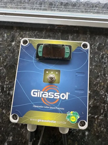 Quadro de comando aquecedor solar girassol