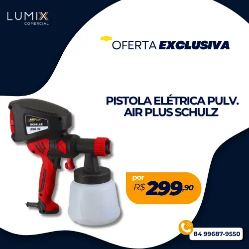 PISTOLA ELÉTRICA PULV. AIR PLUS 250W SCHULZ