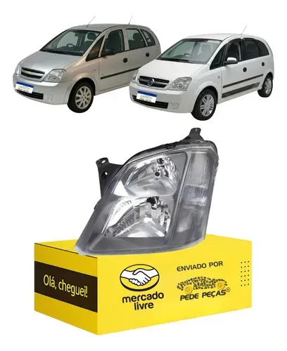 Farol Sinaleira Meriva Ss 2003 04 05 06 07 08 A 2012 Cinza Esquerdo/motorista