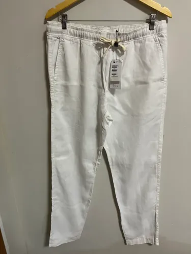 Calça puro linho píer Foxton