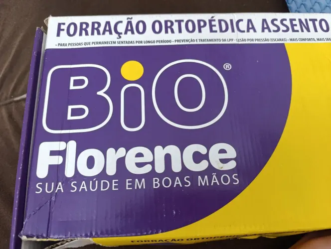 Almofada Gel Quadrada Caixa De Ovo Bioflorence Na Caixa