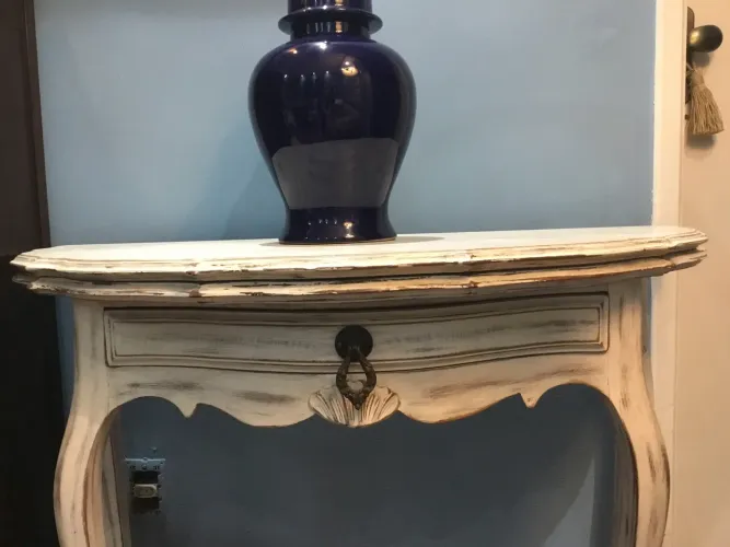 Mesa Jantar Reversível Aparador Provençal Antiga Madeira