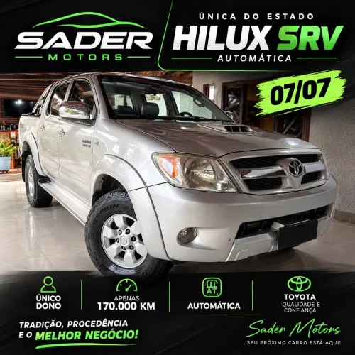 Toyota Hilux CD SRV D4-d 4X4 3.0 TDI Diesel AUT 2007