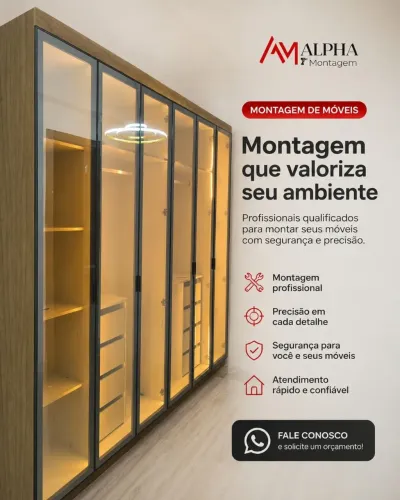 Montador de móveis profissional 17 anos