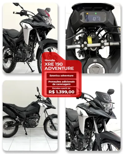 HONDA XRE STANDARD 190CC 2026 ZERO KM