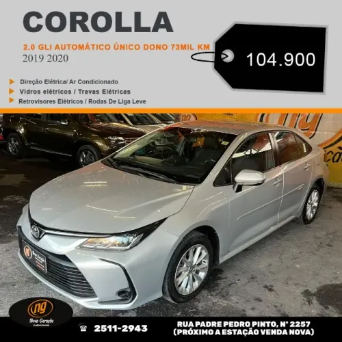 Toyota Corolla GLI 2.0 16V Flex Aut. 2020