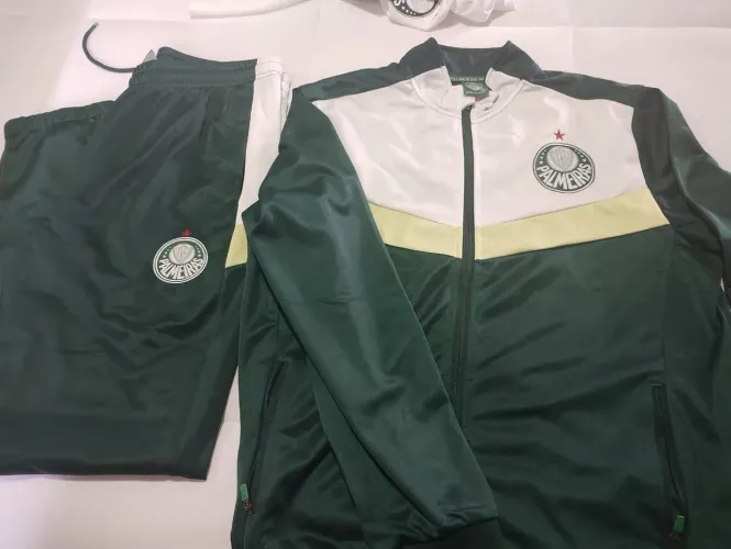 Jaqueta e calça c/ zíper original Palmeiras