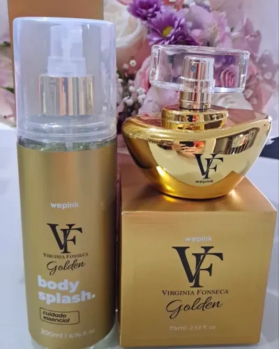 Perfume e Body Splash VF Golden Virgínia Fonseca
