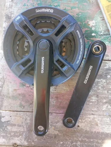 Coroas Shimano sis triplas 88 reais cada semi novass
