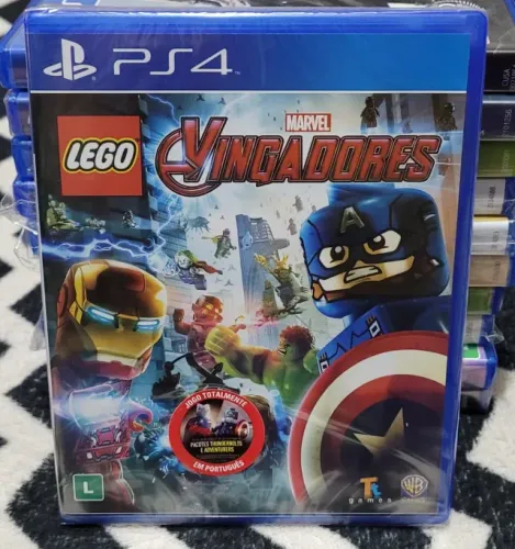 Jogo Lego Marvel Vingadores Brasileiro Original Lacrado para PS4 Playstation 4