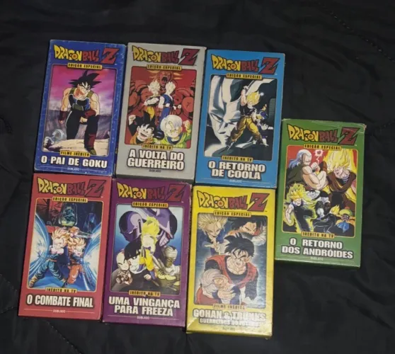 7 FITAS VHS ORIGINAIS DRAGON BALL Z