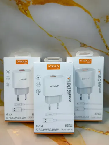 Carregador A Gold 30w USB - ENTREGA A DOMICÍLIO