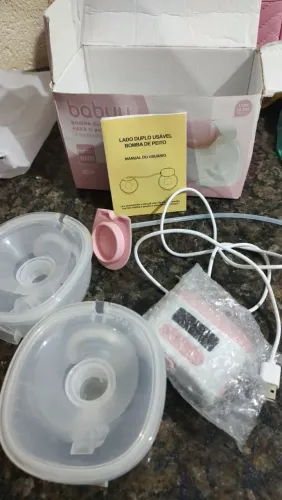 BOMBA DE LEITE ELÉTRICA DE DUPLA SUCÇÃO - BABUU