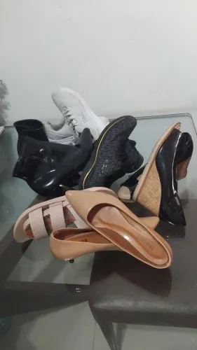 Lote 6 Pares Sapatos Femininos Nº 36 - Tudo por R$ 60 (Ideal para desapego rápido)