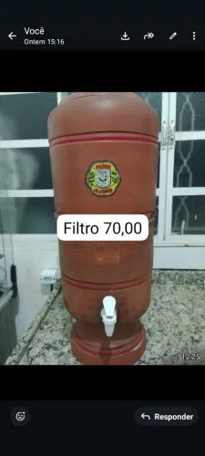 Filtro de barro 