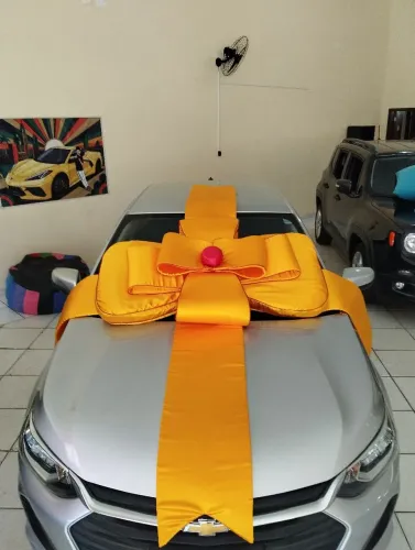 Laço gigante para decoração de veiculos 