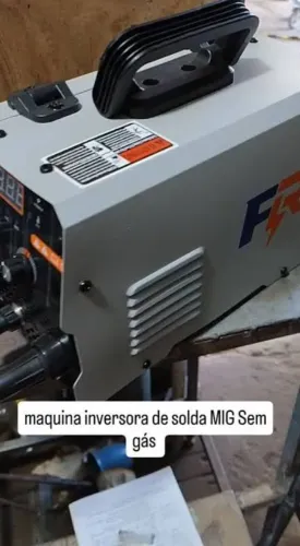 Máquina de solda mig sem gás e eletrodo