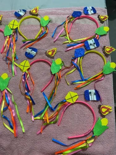 Kit com 11 Tiaras Temáticas para Festa Junina!