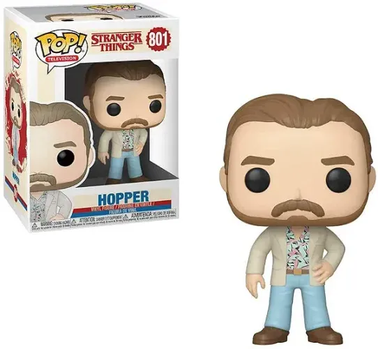 funk pop stranger things hopper 801