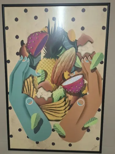 Quadro Dalton Albertin 51x76 cm com Moldura e Vidro Fosco
