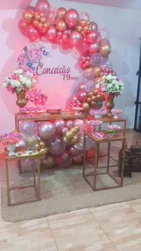 Mesa para festa