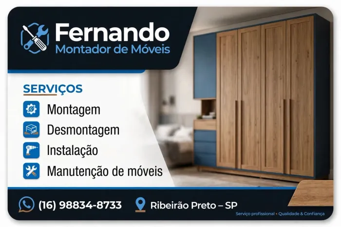 Precisando montar seus móveis?