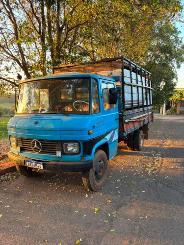 Caminhão 608D com Gaiola Boiadeira