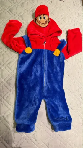 Macacão inverno Super Mário