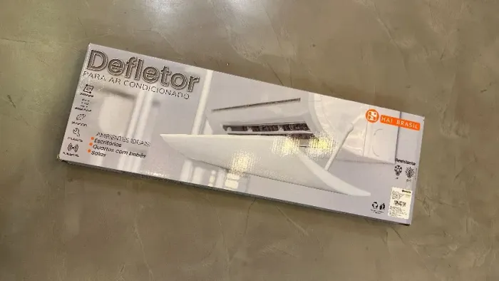 Defletor Para Ar-Condicionado Split Hai Brasil - Tamanho Ajustável com Fixação Sem Furos