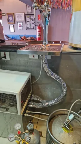 Chopeira Naja pré resfriador 3 vias