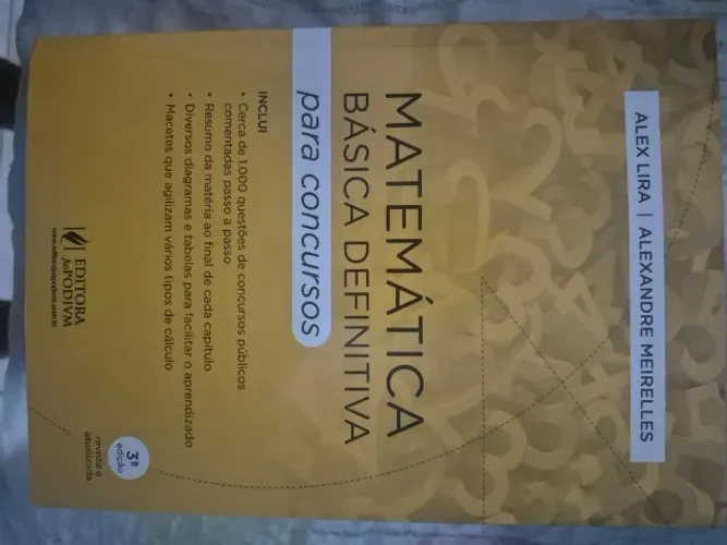Livro Matemática Básica para Concursos 3ª Ed