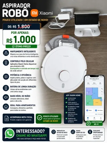 Aspirador robô xiaomi