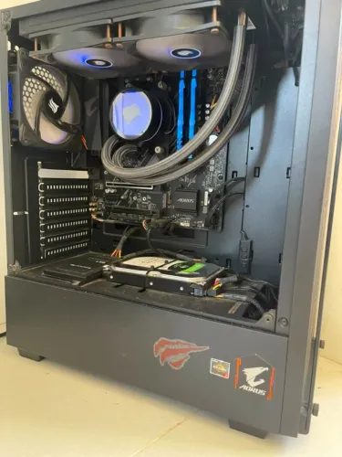 Computador AMD Ryzen 7 16gb Ddr4 3200MHz 480gb Ssd 1tb Hd Com Water Cooler RGB