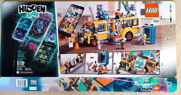 Ônibus Lego Hidden Side Paranormal Intercept App fantasmas