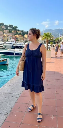 CHOCRIS VESTIDO crochê malha Tam M