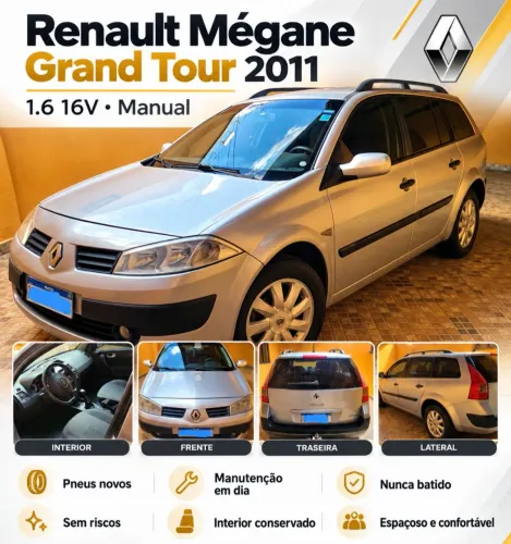 Renault Megane Grand Tour Expres.hi-flex 1.6 16V 2011