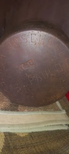 Vendo caldeirão de ferro antigo 12 litros