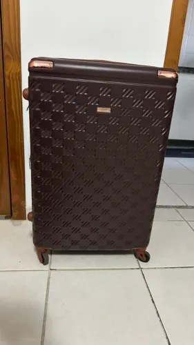 Mala Grande Expansível de Viagem 50 Kg com rodinhas removíveis 360º