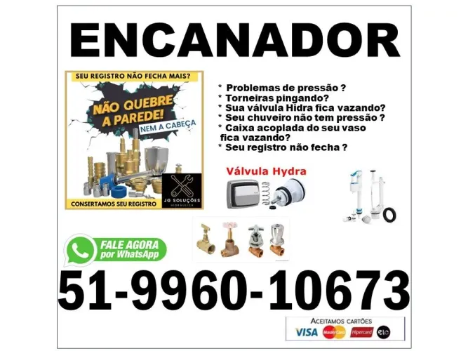 ENCANADOR serviços hidráulicos.