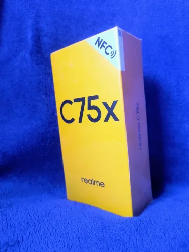 Realme C75x 256gb com NFc e a prova de água lacrado