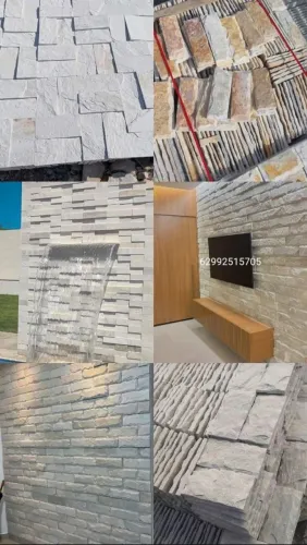 Pedras Goiás para revestimentos internos e externos.