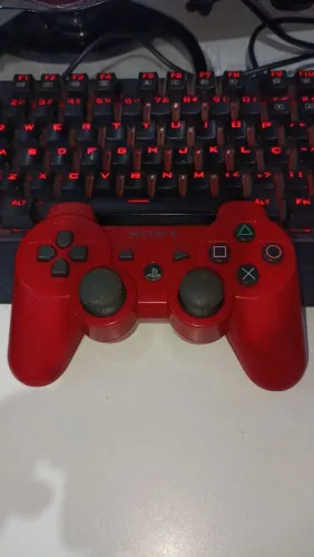 Controle PS3 Original Vermelho