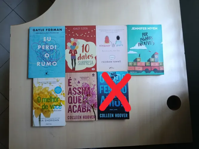 Livros sobre Romances Jovens - Colleen Hoover, Eleanor & Park e outros