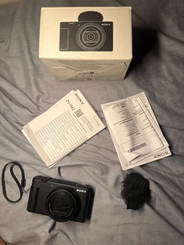 sony zv-1M2 lacrada com todos acessórios e documentos